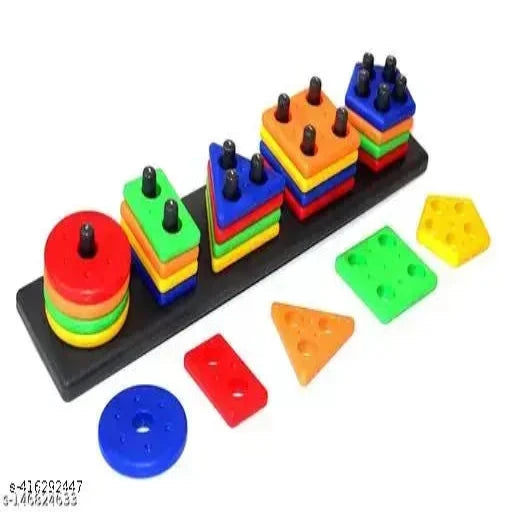 Block Toys, geometric block lerning toys for kids