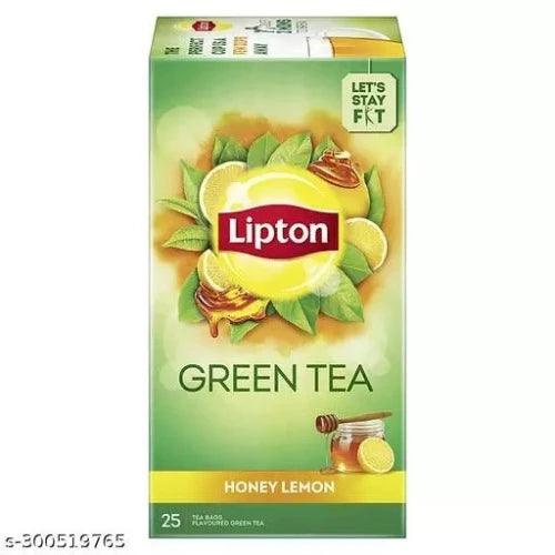 Lipton Honey Lemon Green Tea Bags, 25 Pieces - Springkart 