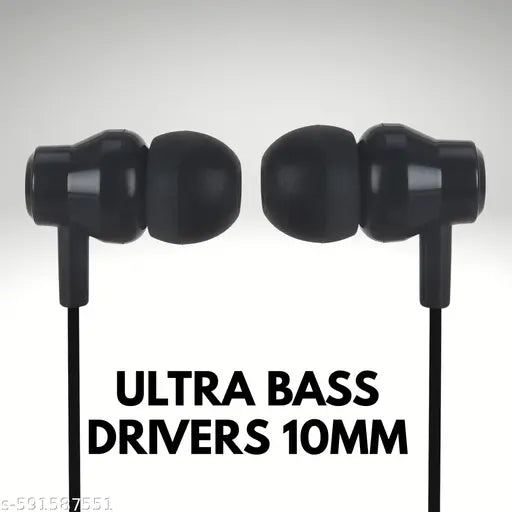 BT SPORTS Bluetooth Earphones Wireless Neckband | BT Sport Headset with Mic | 15H Playtime, Adjustable Fit, High Bass & Durable Braided Cable