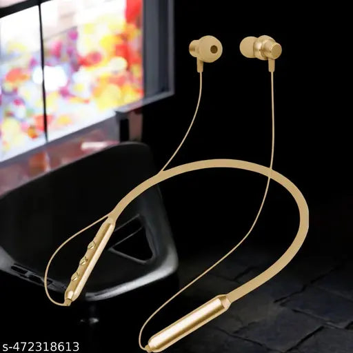 Bluetooth Neckband | Wireless Neckband |  Sound Quality Deep Bass 20Hr Battery Type C Fast Charging Magnetic Lock |Premium Metal Look & Mic Sound | Bluetooth Headphones | Bluetooth Earphone g