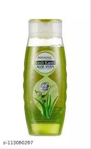 PATANJALI Kesh Kanti Aloevera Shampoo Hair Cleanser 200 Ml + Kesh Kanti Hair Oil 120 Ml - Springkart 