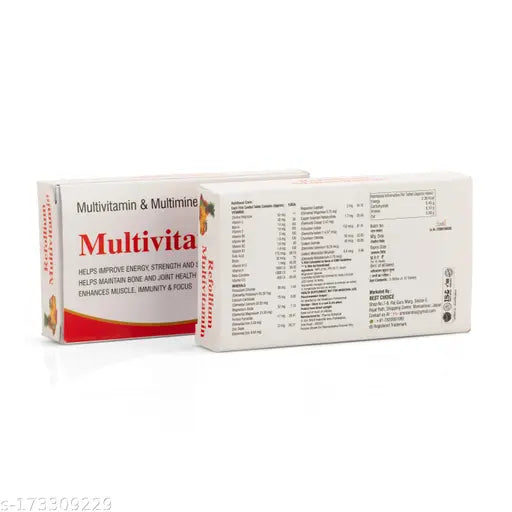 Multivitamin & Multimineral for Immunity, Strong Bones & Energy for Men & Women (30 Tablets) - Springkart 