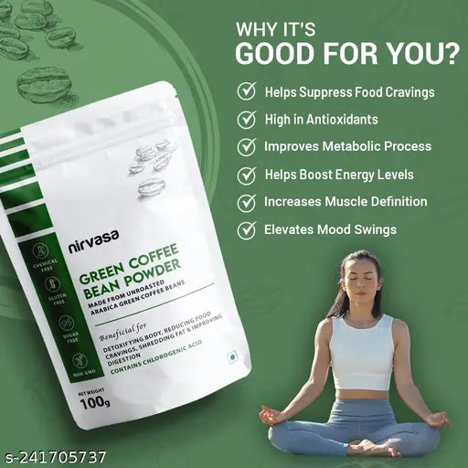 Green Coffee Powder, For Weight Management (2 X 200g) - Springkart 