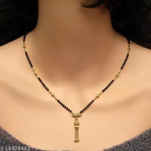 18 INCH Short mangalsutra Necklace for women - Springkart 