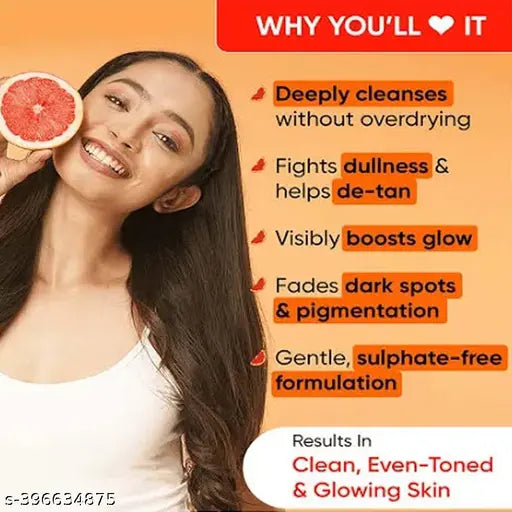 Vitamin C Gel For Skin & Hair, Skin Brightening & Replenishes Skin Moisture (150 ml) pack of 3