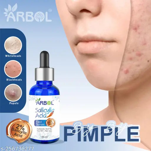 Salicylic Acid FACE serum Professional Anti-Aging & Wrinkle Reducer (40 ml) pack of 02