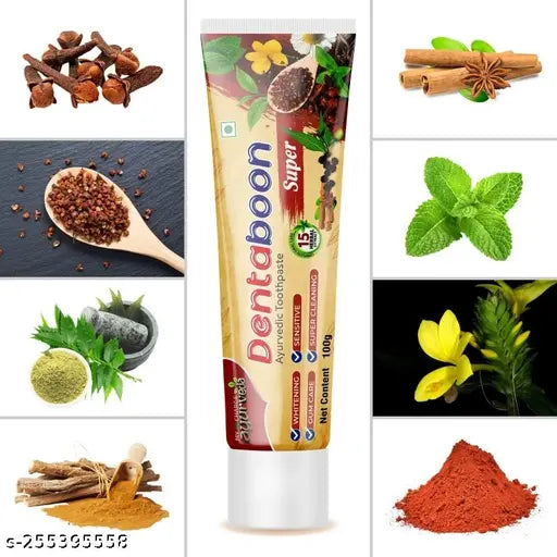 Ayurvedic Toothpaste - DENTABOON SUPER - PACK OF 2