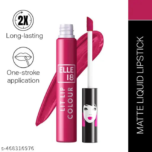 Elle 18 Liquid Lip Color - Barn Red
