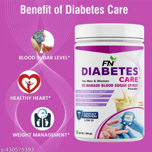 Diabetes Care Plus Protein Nutritional Health Drink to Control Blood Sugar level