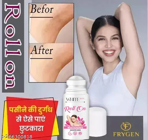 Lady Care UnderArm Roll On - Whitens & Brightens Skin, Prevents Odour, Aqua Fragrance Deodorant Roll-on - For Men & Women (60 ml)