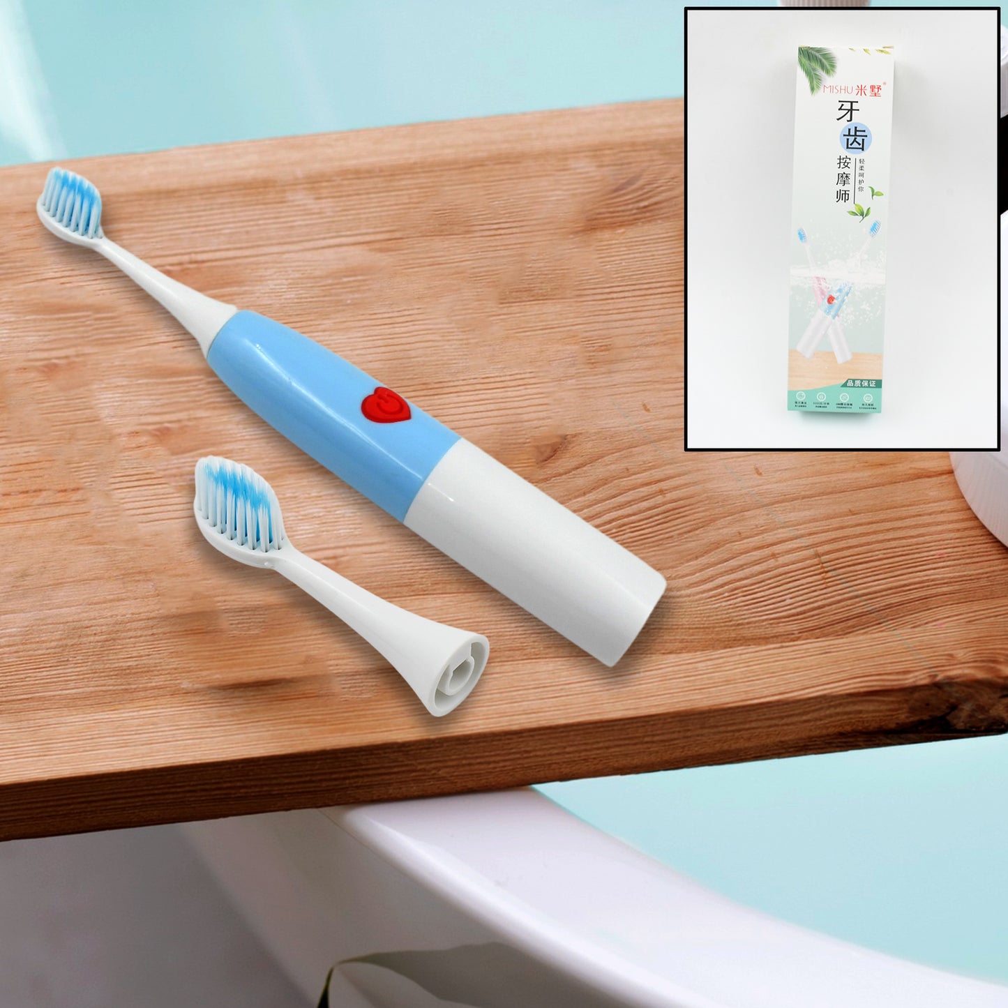 Electric Toothbrushbattery Operate For Home Travelling Use(1 Pc) - Springkart 