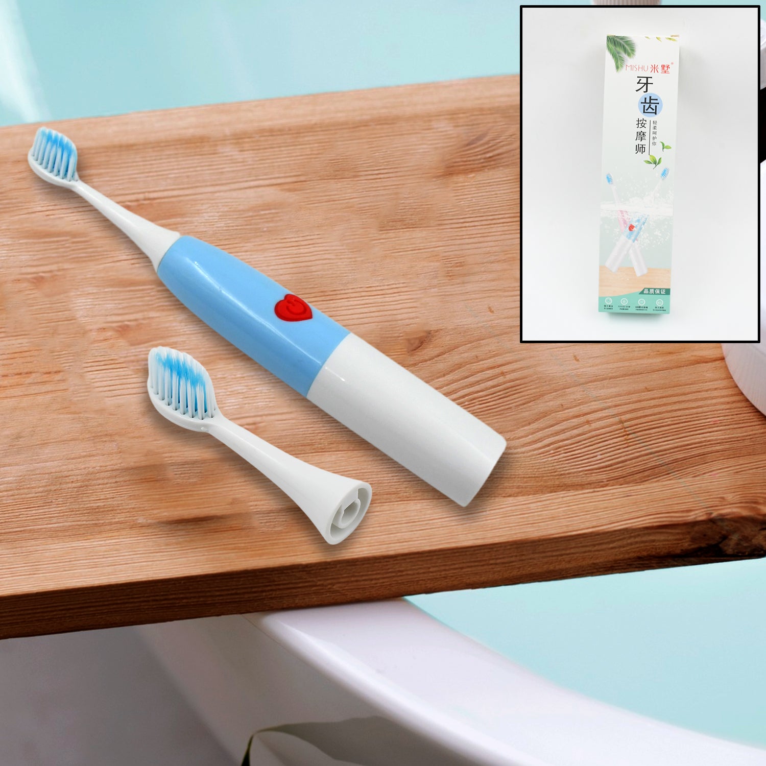 Electric Toothbrushbattery Operate For Home Travelling Use(1 Pc) - Springkart 