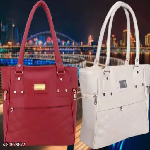 Elite Attractive Women Handbags Pack Of 2