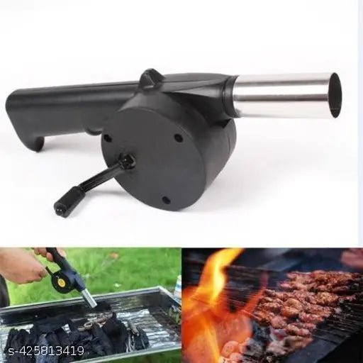 BBQ Air Blower for Outdoor Camping Picnic Charcoal Grill Barbecue - Springkart 