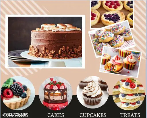 Maayka Premium | Banking Powder & Baking Soda & Cocoa Powder  (Pack of 3)