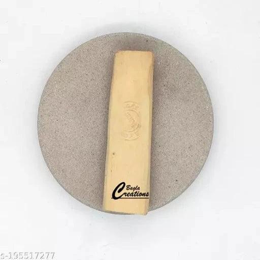 25g sandalwood stick with stone Chandan rubbing chakla / Pata ( 3 inch )