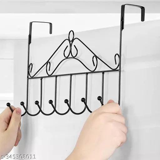 Door Hook Hangers with 7 Hooks,Metal - Springkart 