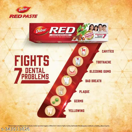 Dabur Red Paste 150g 3+1 LIMITED STOCK - Springkart 