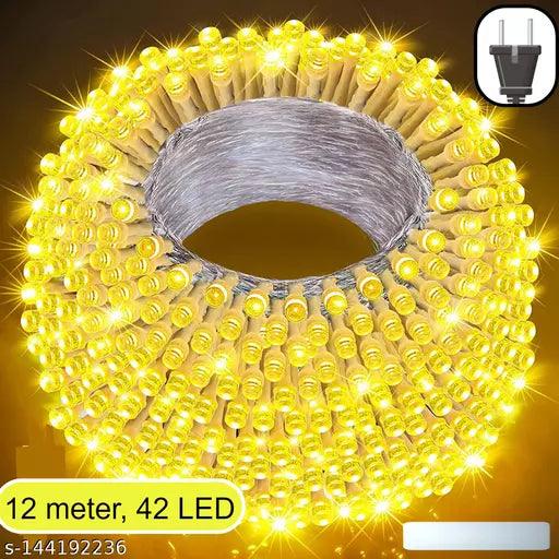 10-Meter 40 LED power pixel Light (golden)( Pack of 1)