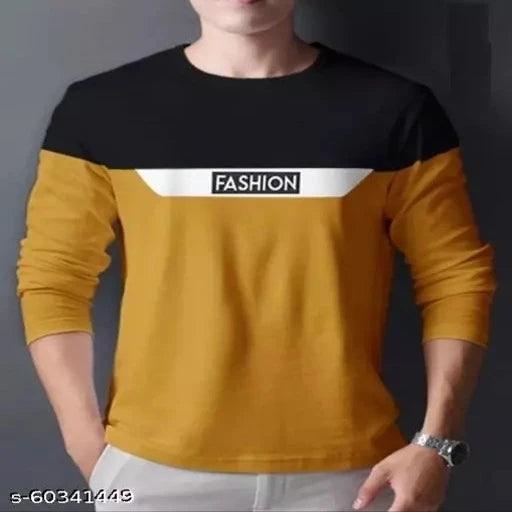 Fashion Global Best Selling Full Sleeeves T shirt for man Polyester - Springkart 