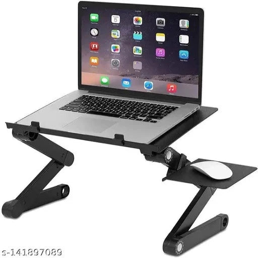 Fashion T8 Adjustable Vented Laptop Table with USB Cooling Fan