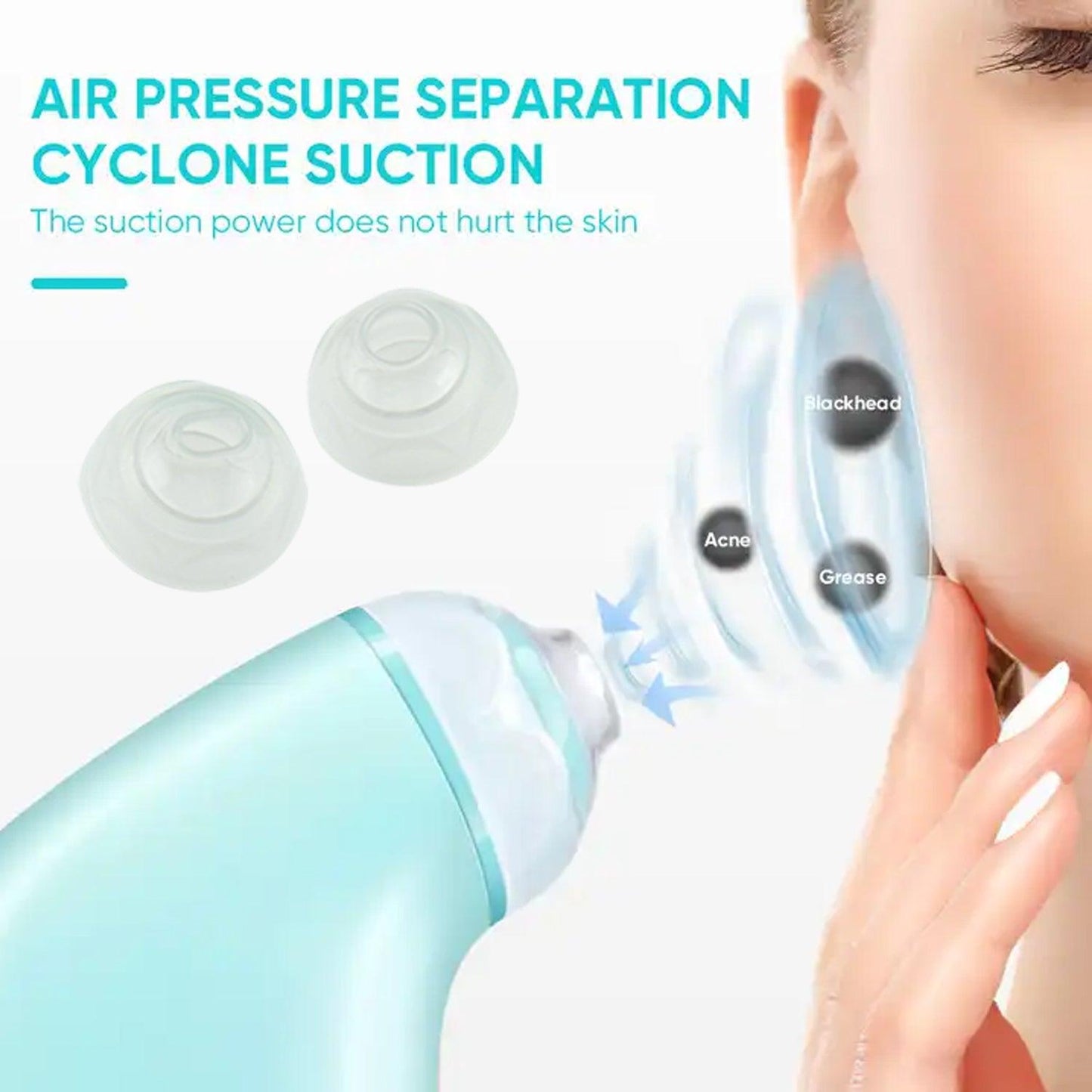 0288 Vacuum Blackhead Machine Reduce Spot Mini Handheld Lifting Massage Facial Blackhead Remover For Skin Care (1 Pc) - Springkart 