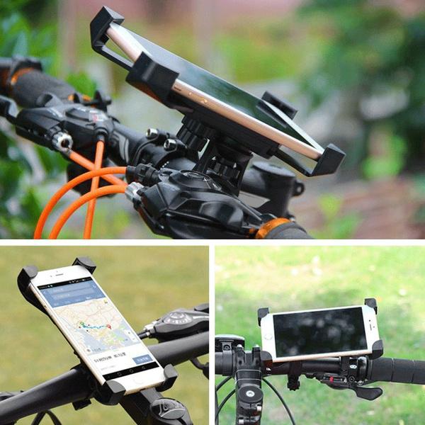 1456 Bike Phone Mount Anti Shake And Stable Cradle Clamp With 360 Rotation - Springkart 