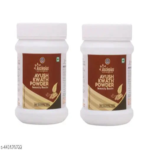 Ayush Kwath Powder 100 gm Pack of 2 Asclepius Wellness - Springkart 