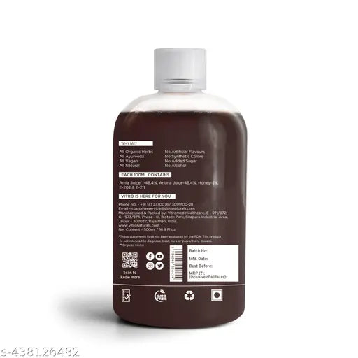 Amla Arjuna Juice 500ml - I AM HEALING - Springkart 