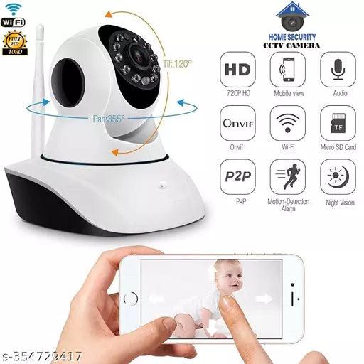 CCTV 1080P HD WiFi Wireless Camera Night Vision 360°Live View Alarm TwoWay Audio - Springkart 