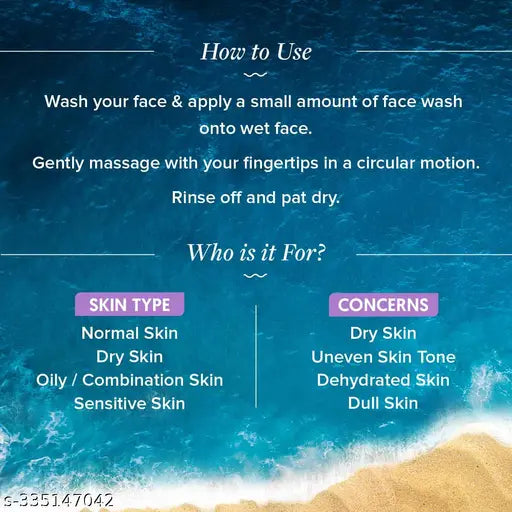 Aqualogica Illuminate+ Smoothie Face Wash with Wild Berries and Alpha Arbutin - 100ml