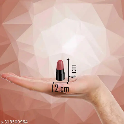 Ronzille Long Lasting Hydrating Mini Lipstick-Pack of 6 (Nude Edition,6 G)