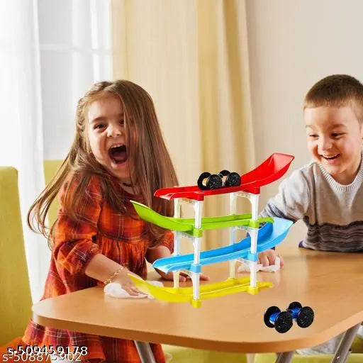 4 Level Ramp Race Gift for Kids | 2 Cars