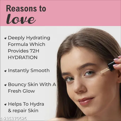 Luvyh hyaluronic acid with India Rose for face Anti Ageing, Brightening and Whitening Serum 30ml