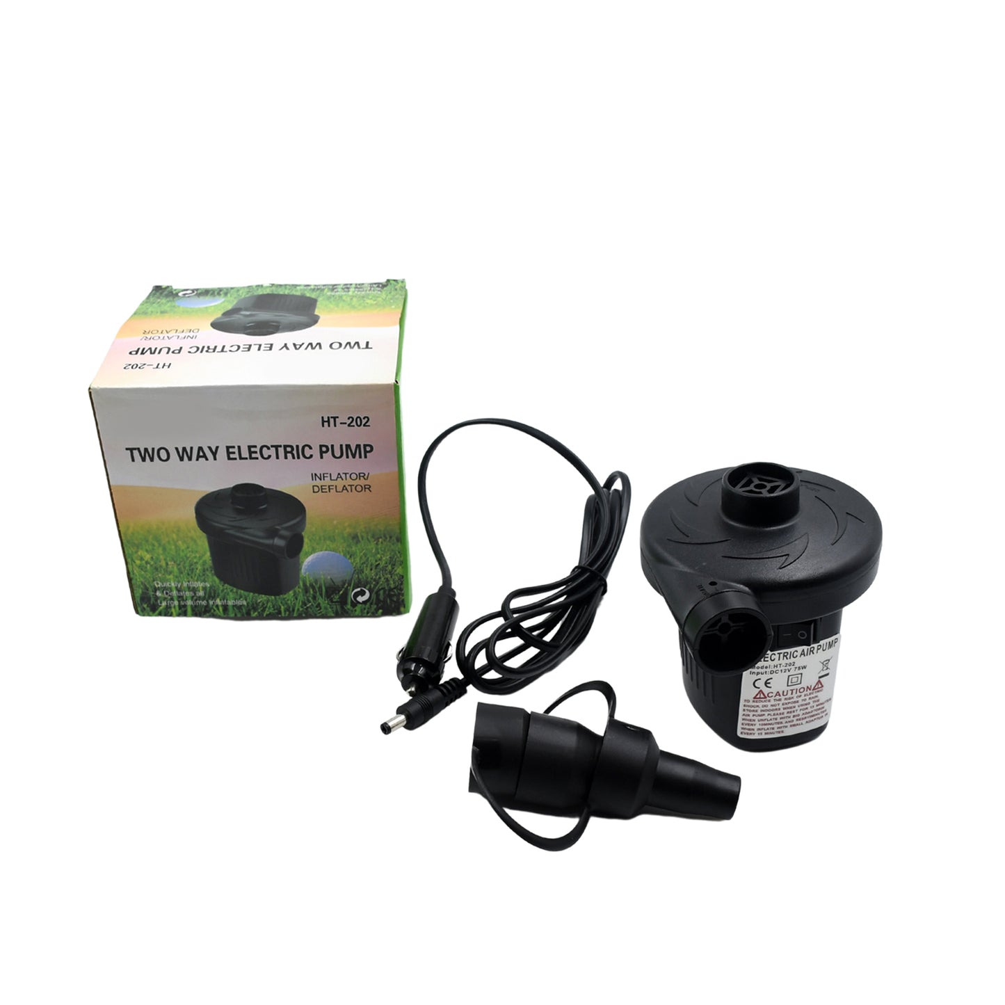 9080a Multi-purpose Electric Air Pump Without Valve Adaptors For Quickly Inflatesdeflates Sofa Bed Swimming Pool Tubes Toys Air Bags - Springkart 