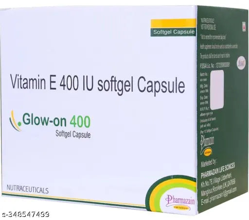 Vitamin E 400 Mg (Pack of 150 Capsules) for Face and Hair, Antioxidant Support and Immunity Booster, Controls Wrinkling, Skin Dehydration - Springkart 