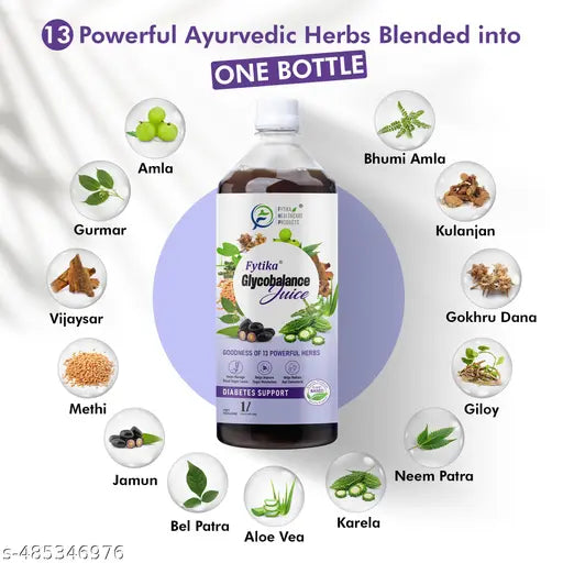 Glycobalance Juice - For Complete Diabetes Care |For Men & Women - 1L - Springkart 