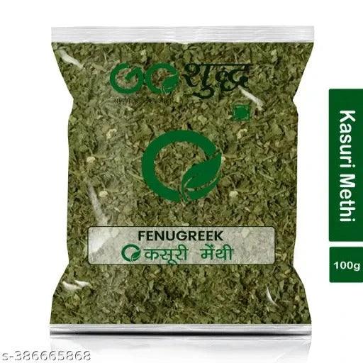 100% Pure Goshudh Kasuri Methi (Fenugreek Leaves) 100gm Pack