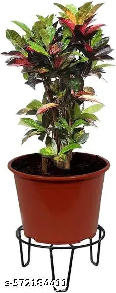 Round Gamla Stand/ Planter Stand, Metal Planter Stand for Garden, Indoor,Balcony,terris, Outdoor, Living Area. Pack Of 16 Stands.