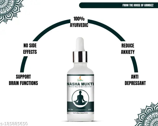 Nasha band karne ki dava/Daru Band Karne Ki Dawa/, Nasha Band Dawa/good bye Addiction/Anti Addiction/Nasha Mukti Drop (pack of 1 ) (30ml)