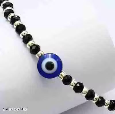 4 combo pack Stylish Evil eye beads bracelet , bracelet & bangle for men and women..