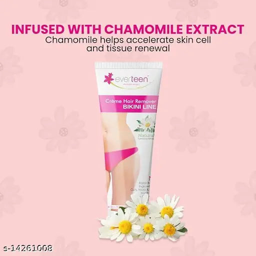 Everteen Hair Remover Creme for Bikini Line & Underarms – 1 Pack (50 gm) - Springkart 
