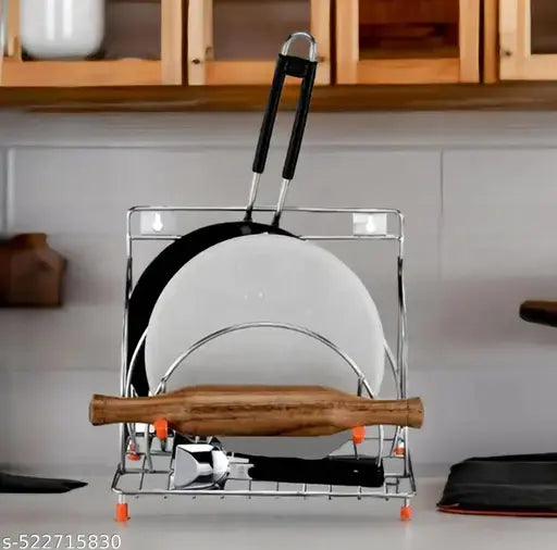 KITCHEN KING Presents this DShape chakla belan tawa stand for kitchen , Kitchen Racks , Kitchen Storage , Pack of 1