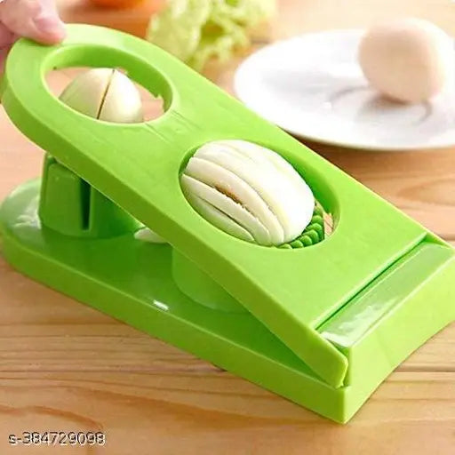 Multi Purpose Egg Slicer - 2 in 1 Boiled Egg Cutter & Mushroom Slicer,