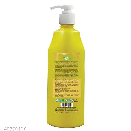 Honey Almond Body Lotion for Soft & Glowing Skin | Deep Moisturizing | Paraben-Free | All Skin Types | 800ml