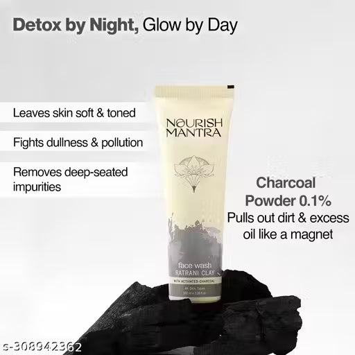 Nourish Mantra-Ratrani Moroccan Lava Face Wash (100 ml)