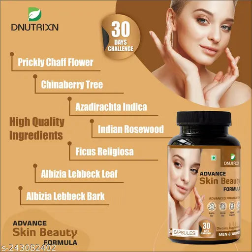 Healthy & Beautiful Skin Naturally,Advance Skin Care Capsules -30 - Springkart 