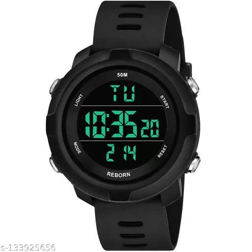 New Second Models Black Digital Watch - Springkart 