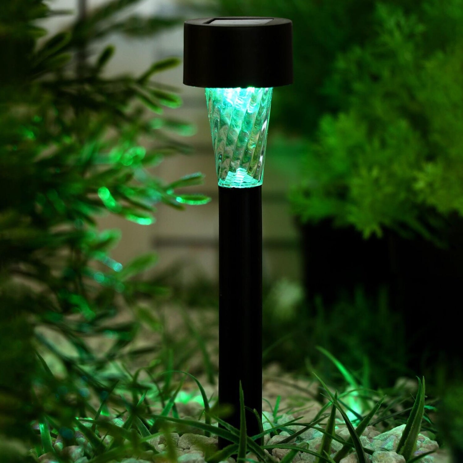 9140a Solar Panel Led Spike Spot Light Landscape Garden Yard Path Lawn Outdors Solar Lamps Waterproof Outdoor Decorative Landscape Lights For Garden Patio Yard Walkway (Moq - 24) - Springkart 