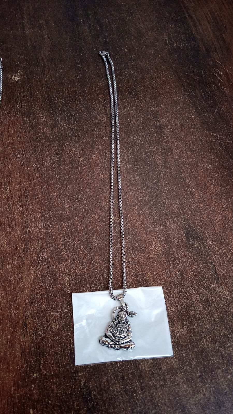 Hanuman Ji Pendant Chain Religious Jewellery For Men And Women (1 Pc) - Springkart 